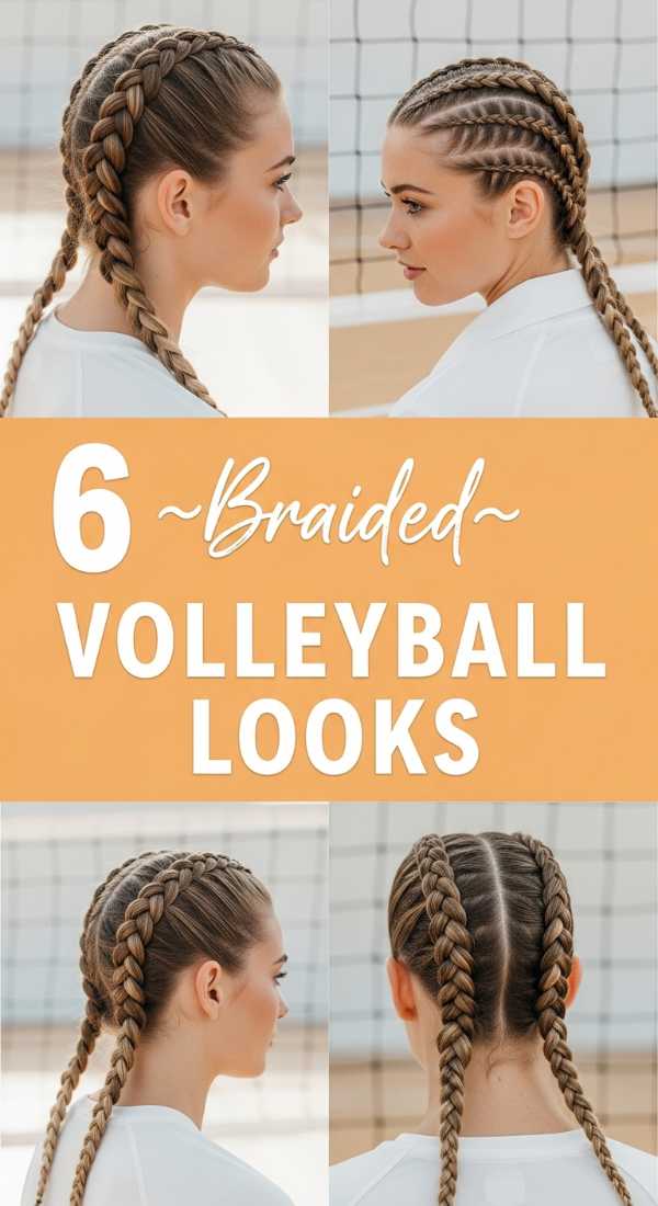 6 {Braided} VOLLEYBALL LOOKS