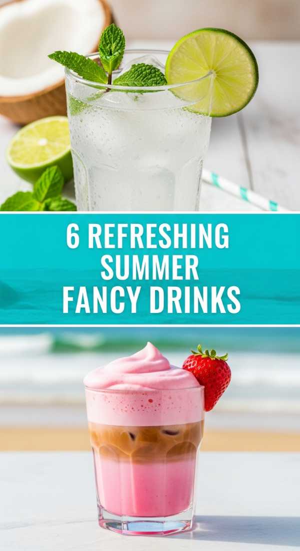 6 Fancy Coconut Water Summer Drinks
