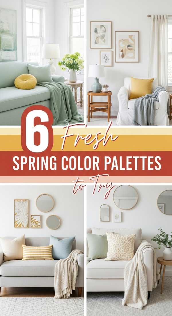 6 Fresh SPRING COLOR PALETTES to Try