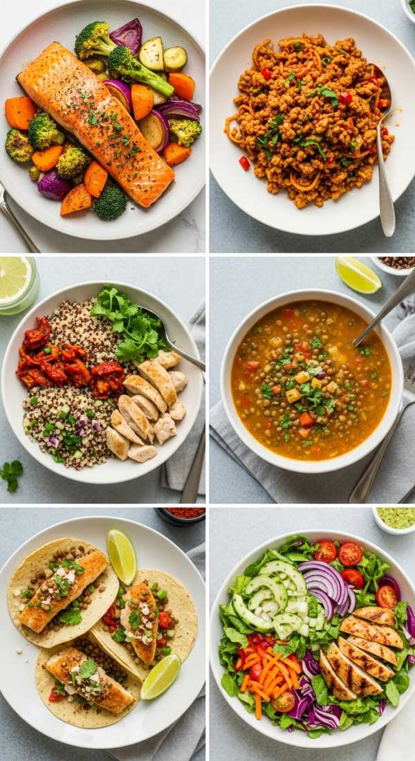 6 Healthy Dinners for Weight Loss & Busy Moms