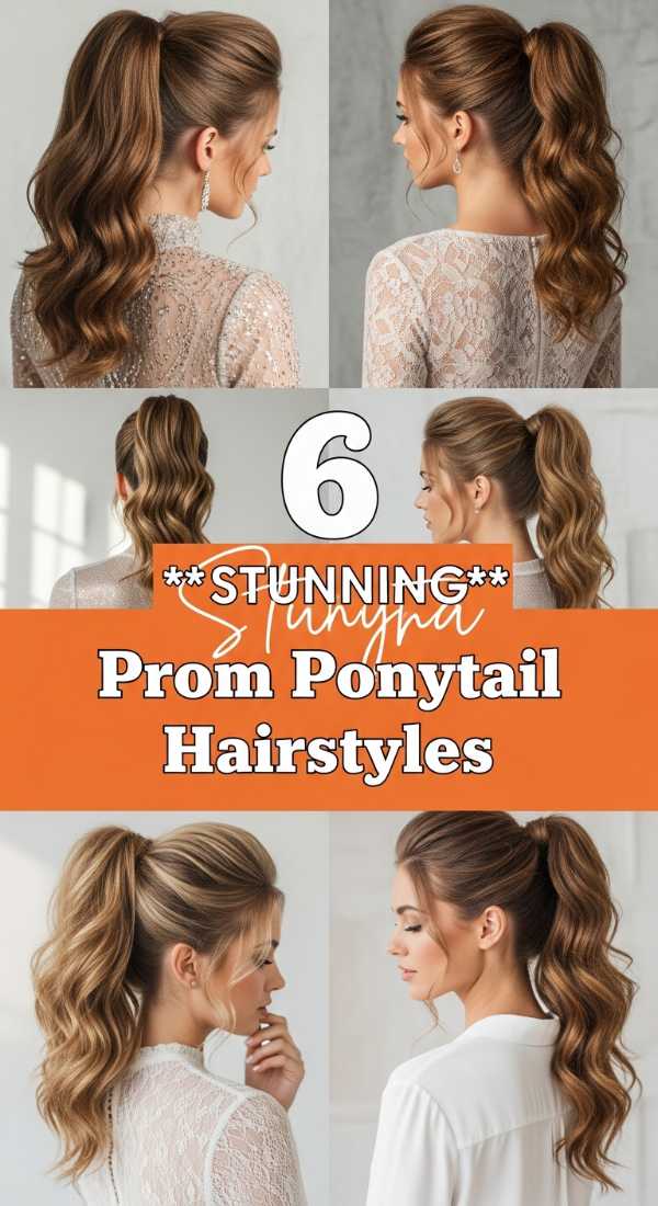 6 Stunning Prom Ponytail Hairstyles
