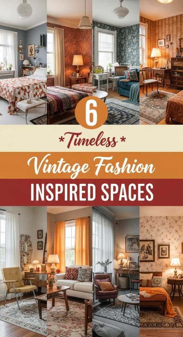 6 *Timeless* Vintage Fashion INSPIRED SPACES