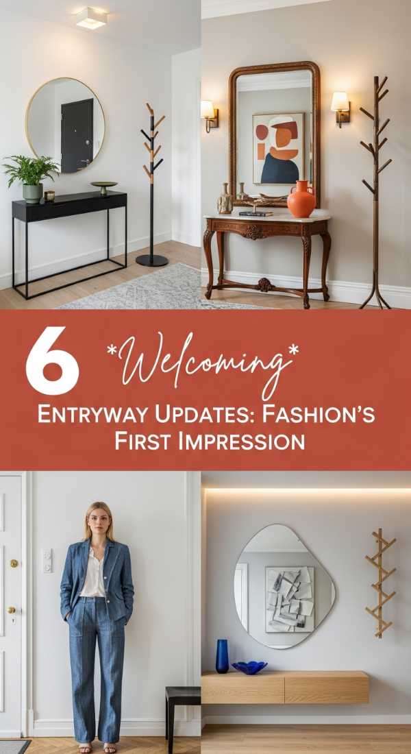6 *Welcoming* Entryway Updates: Fashion's First Impression