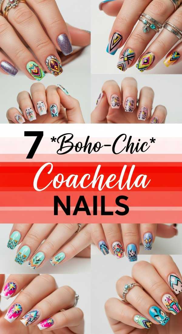 7 *Boho-Chic* Coachella Nail Looks