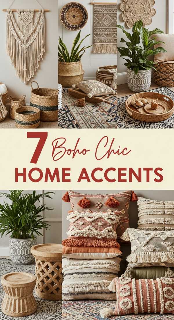 7 Boho Chic Home Accents for a Free-Spirited Vibe