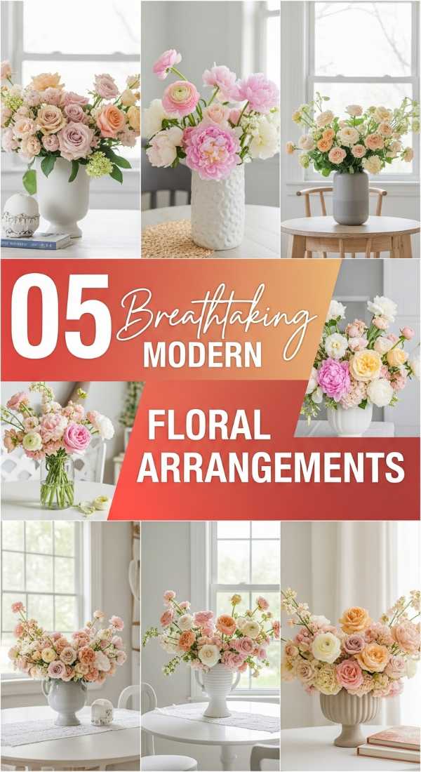 7 Breathtaking Modern Floral Arrangements for a Chic Home