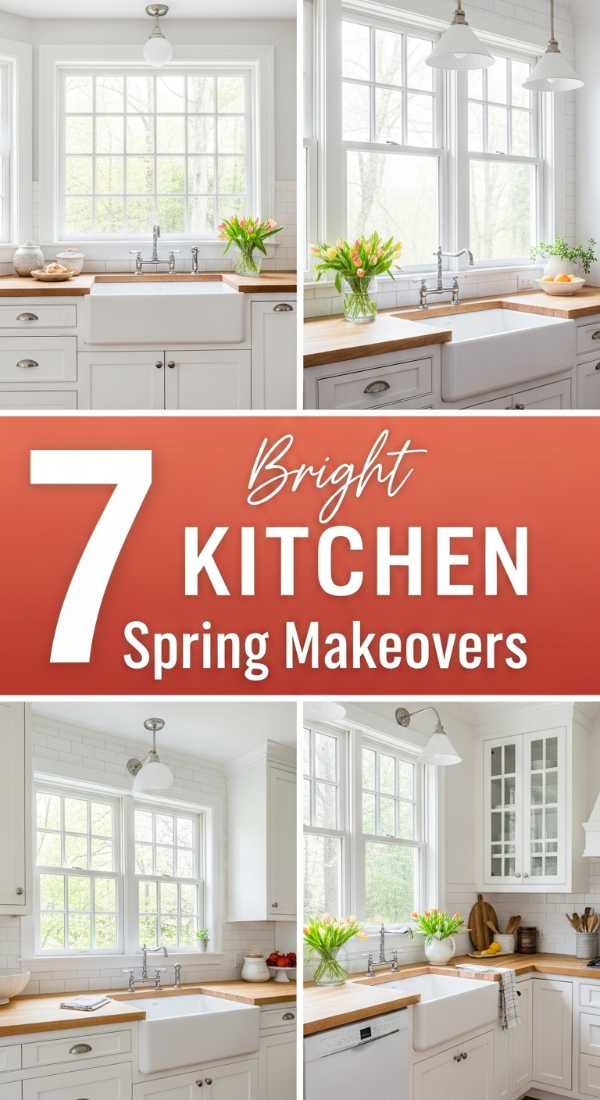 7 Bright KITCHEN Spring Makeovers