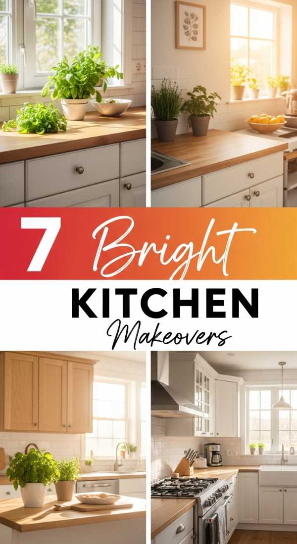 7 *Bright* Spring KITCHEN Makeovers