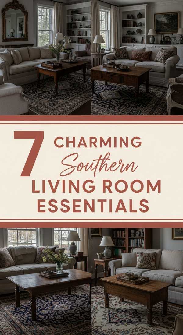 7 Charming Southern Living Room Essentials