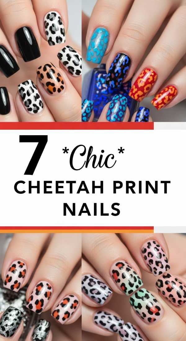 7 Chic Cheetah Print Nails