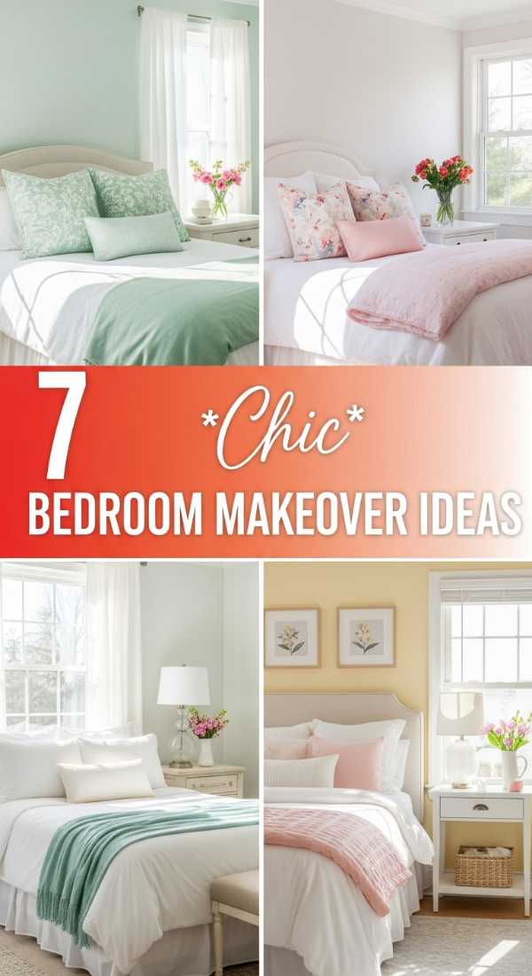 7 *Chic* Ideas for a Spring Bedroom Makeover