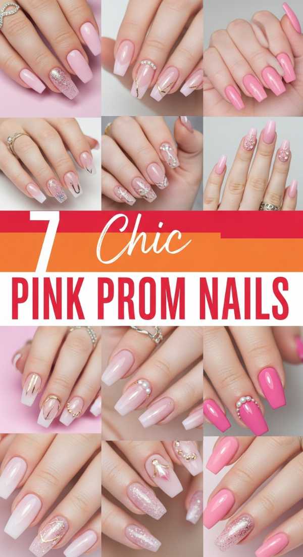 7 Chic Pink Prom Nails