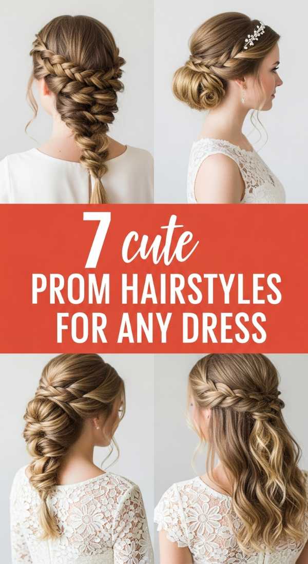 7 Cute Prom Hairstyles for Any Dress