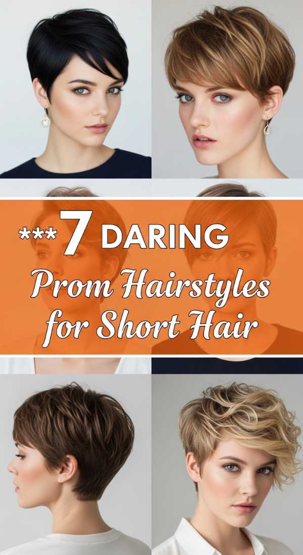7 Daring Prom Hairstyles for Short Hair