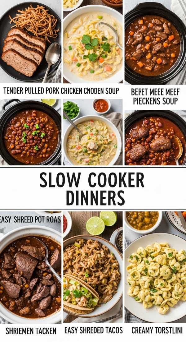 7 Delicious Slow Cooker & Crockpot Dinners