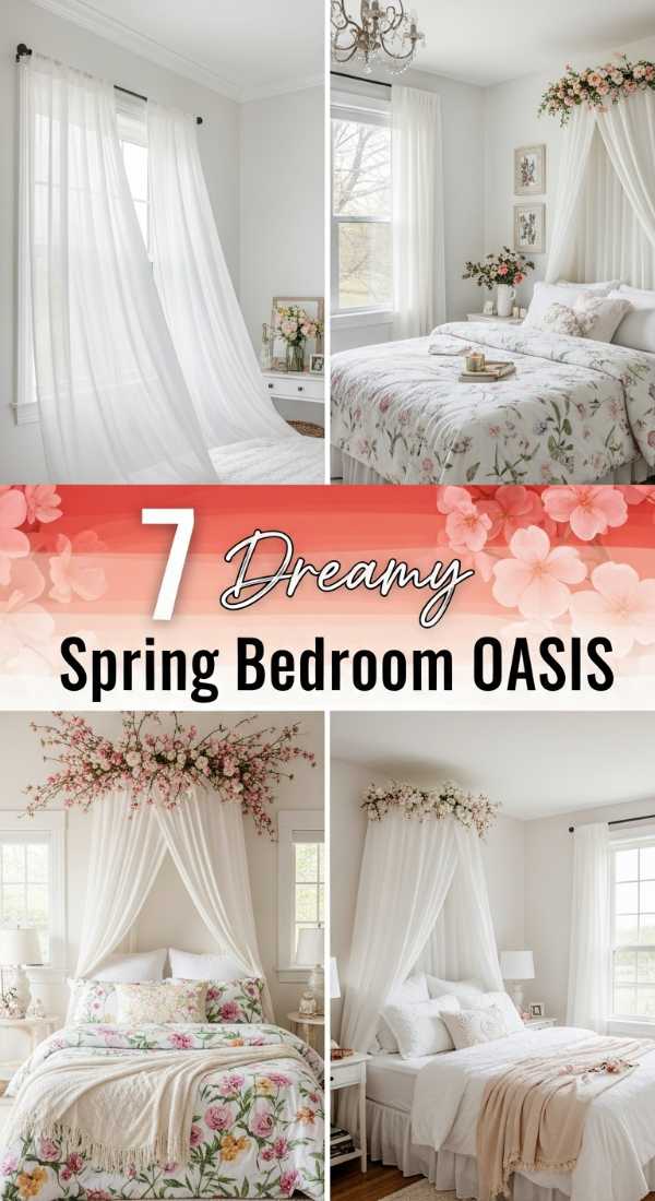7 Dreamy Spring Bedroom Oasis Ideas