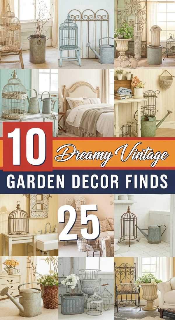 7 Dreamy Vintage Garden Decor Finds for Every Room