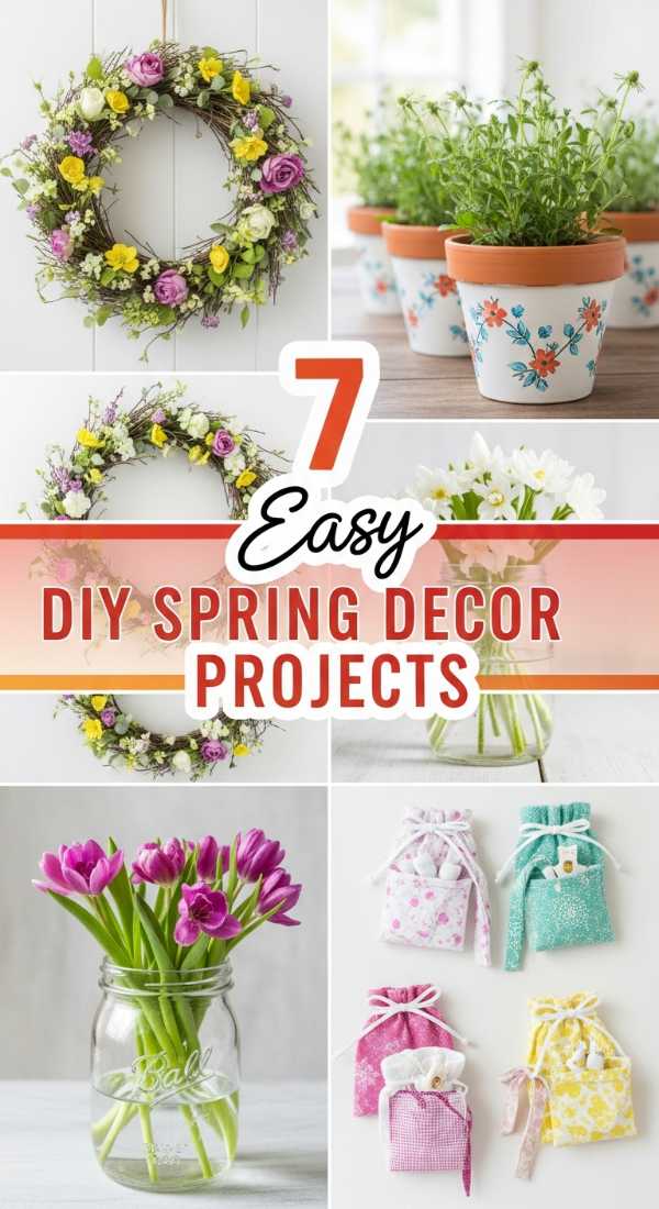 7 Easy DIY SPRING DECOR PROJECTS
