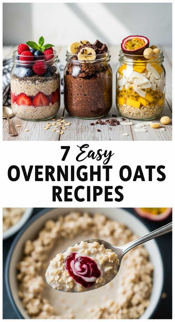 7 Easy Overnight Oats Recipes for Busy Mornings