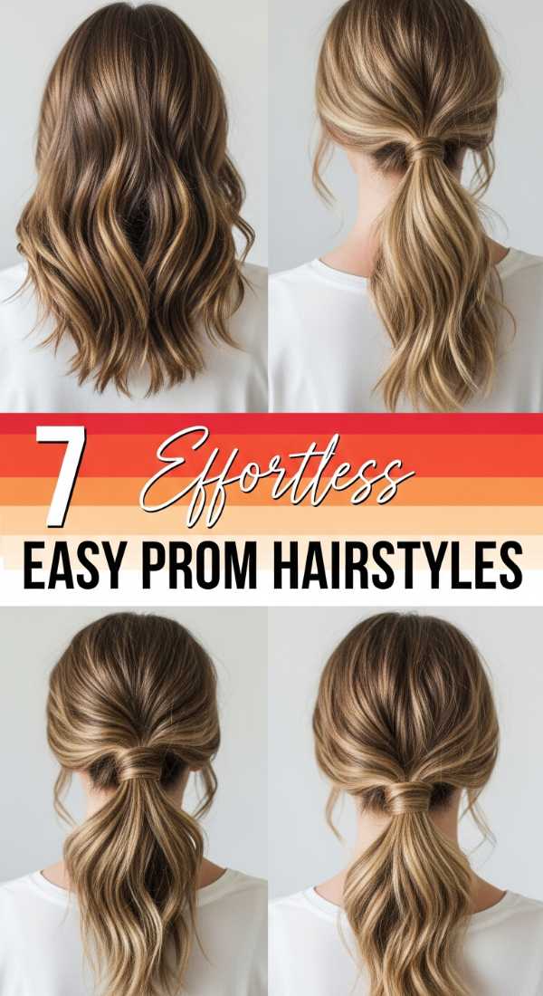 7 Effortless Easy Prom Hairstyles