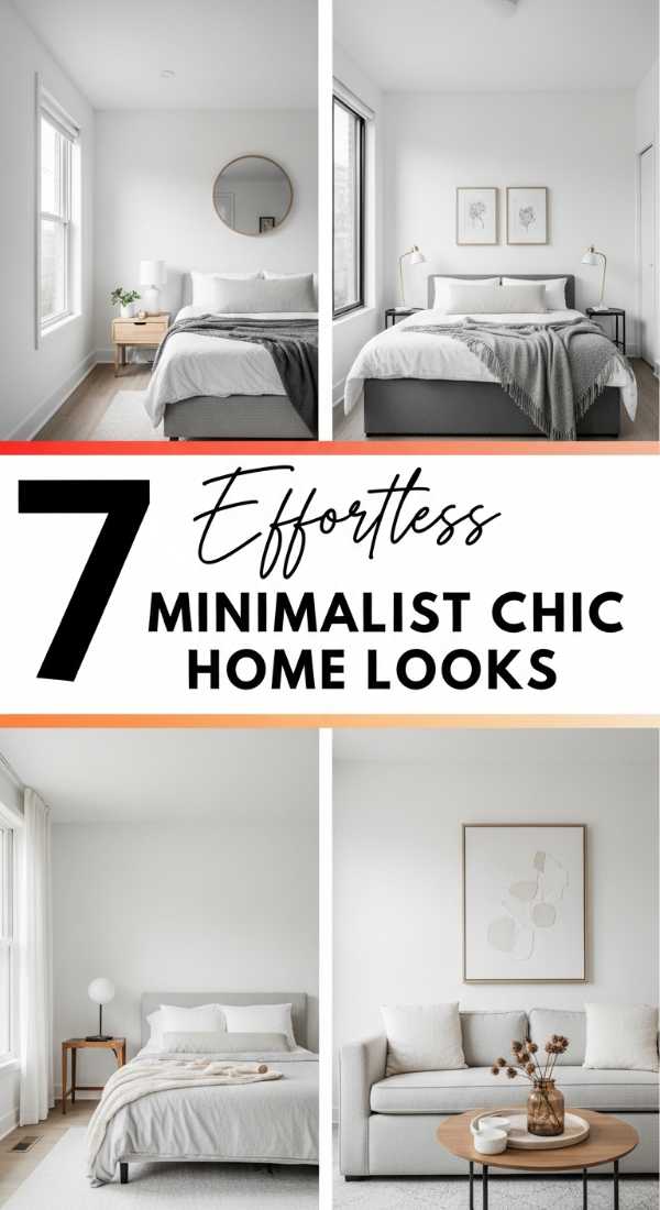 7 Effortless Minimalist Chic Home Looks