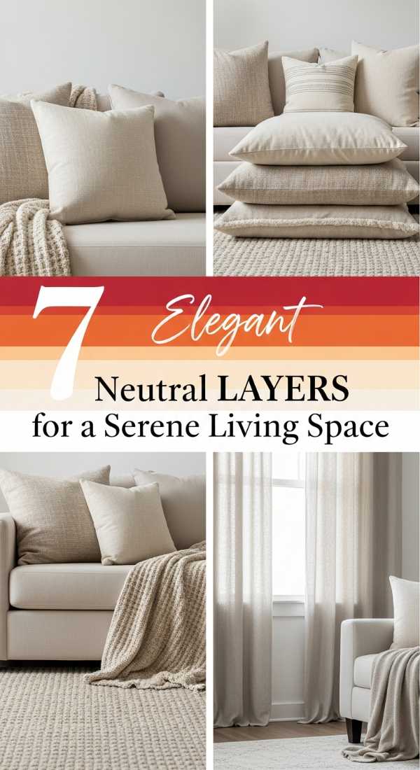 7 "Elegant" Neutral LAYERS for a Serene Living Space