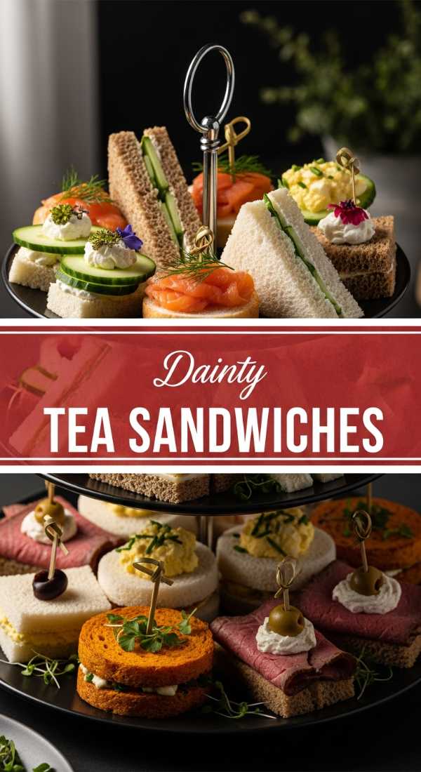 7 Elegant Tea Sandwiches for Your Next Party