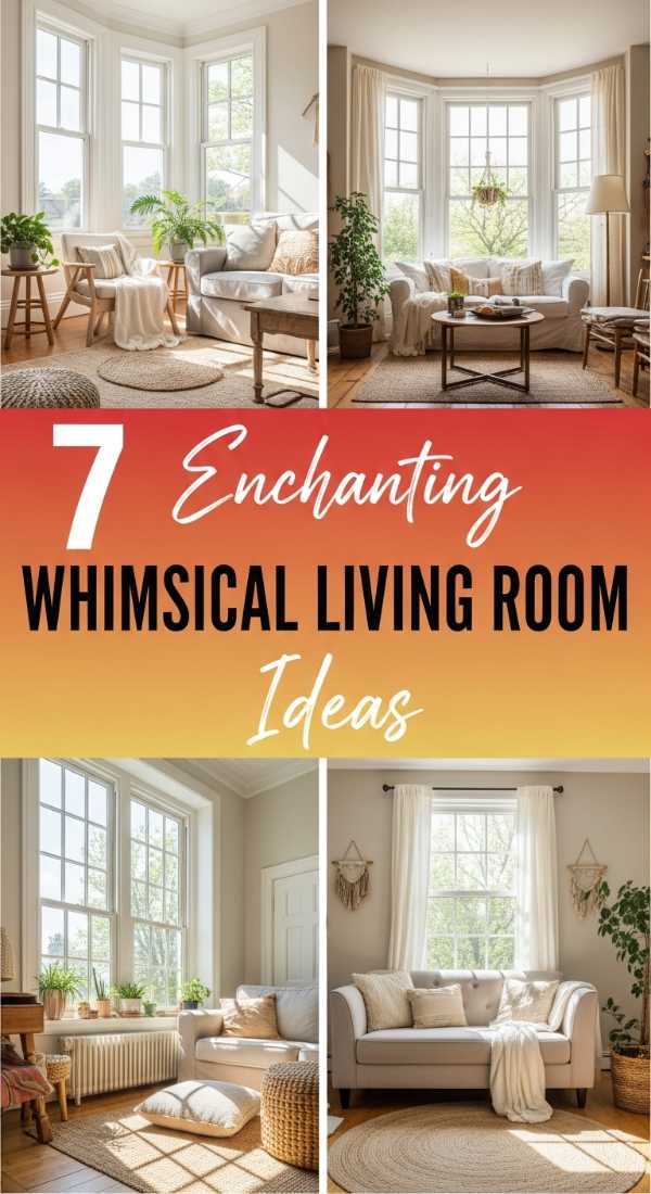 7 Enchanting WHIMSICAL LIVING ROOM Ideas