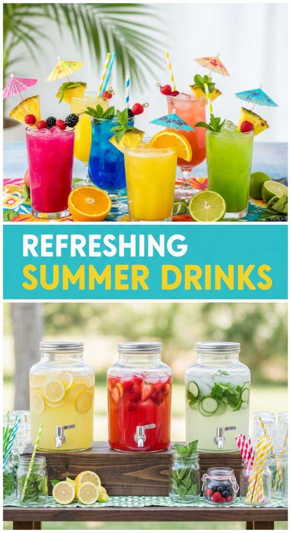 7 Fancy Drinks for Your Summer Party