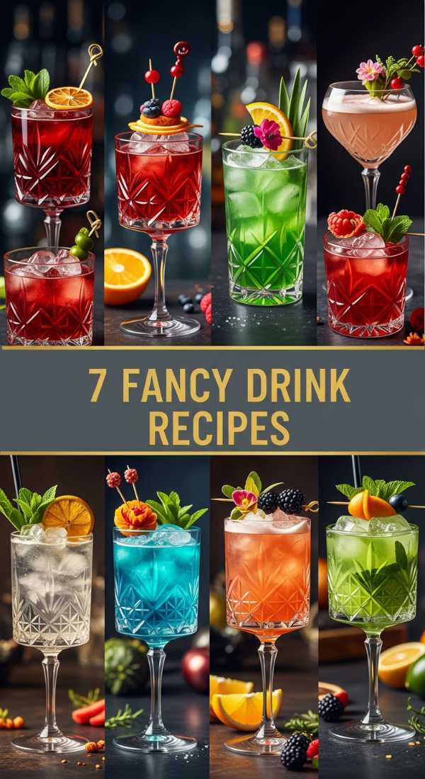 7 Fancy Drinks to Elevate Your Next Celebration