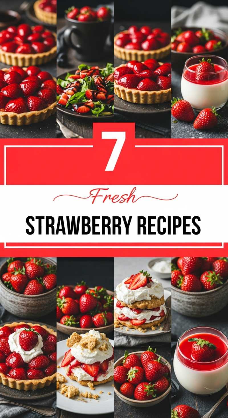 7 Fresh Strawberry Recipes for Spring