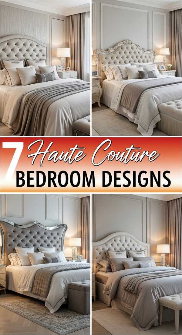 7 Haute Couture Bedroom Designs