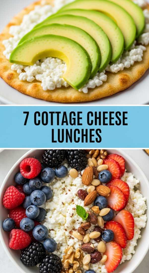 7 High Protein Cottage Cheese Lunch Ideas