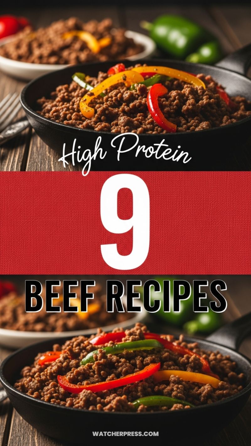 7. High-Protein Lean Beef & Pepper Skillet