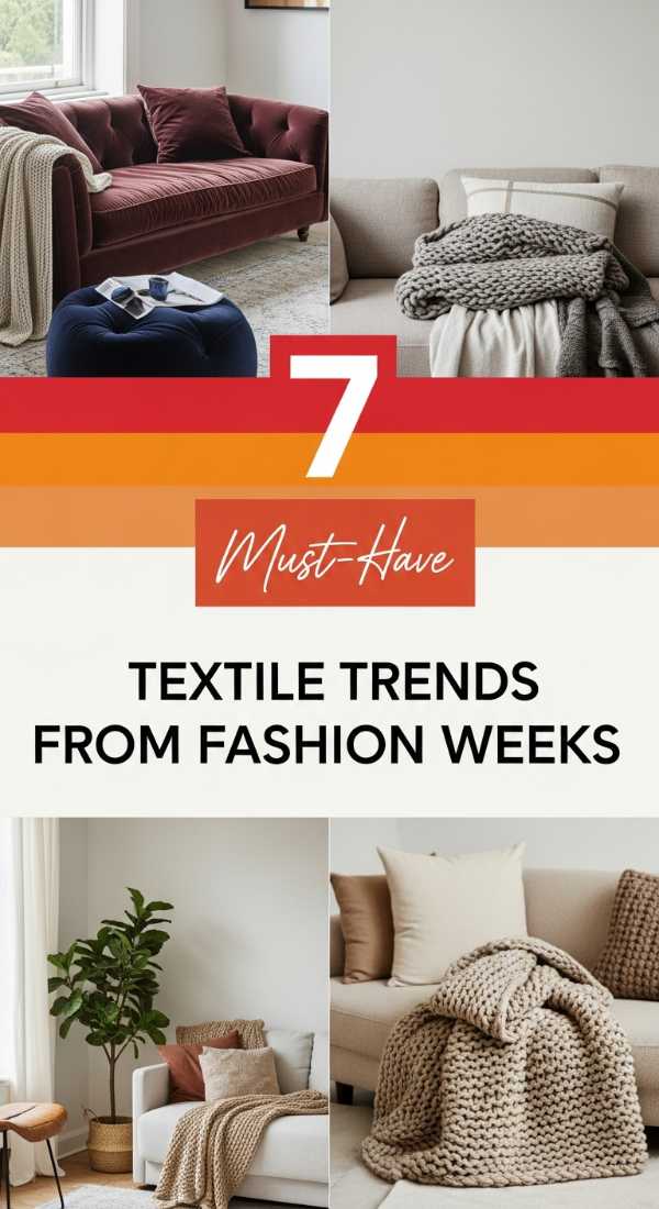 7 Must-Have Textile Trends from Fashion Weeks