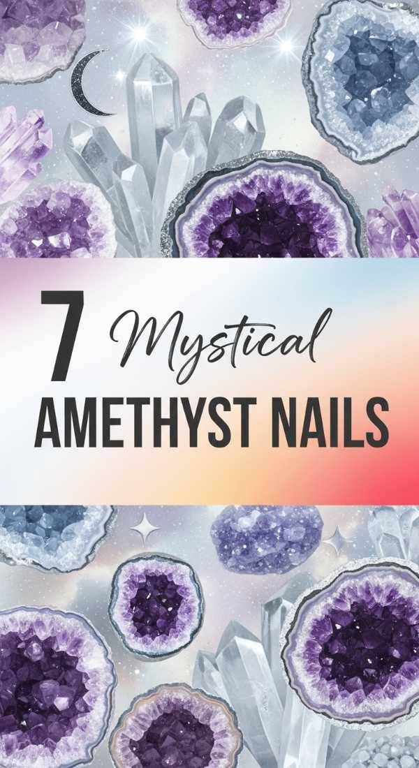 7 Mystical Amethyst Nail Designs to Adore