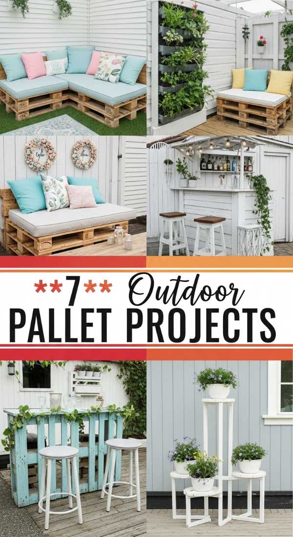 7 Outdoor Pallet Projects for a Dreamy Patio
