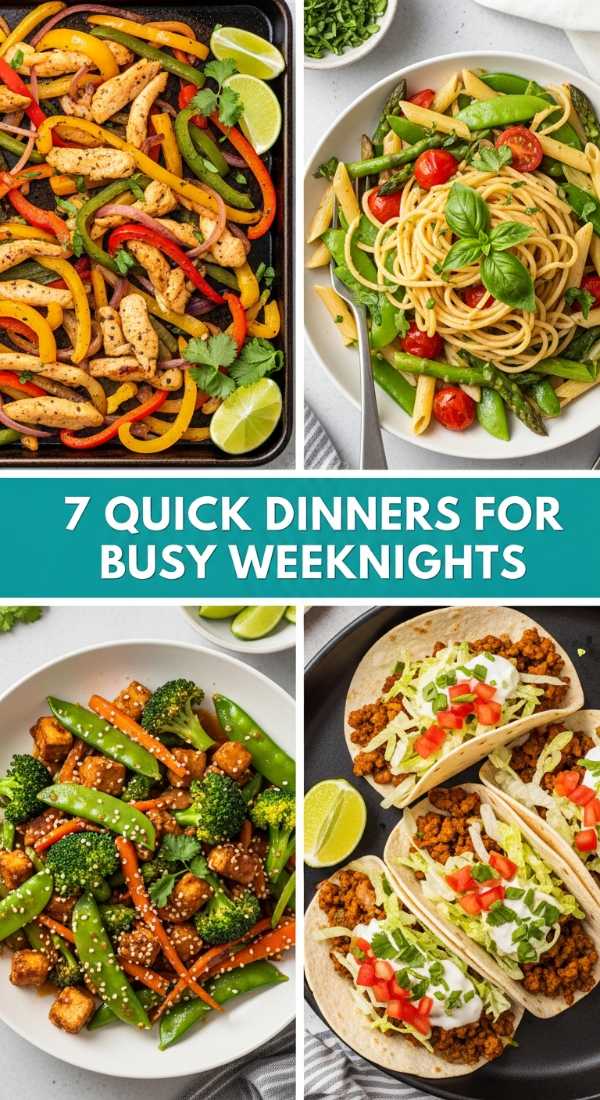 7 Quick Dinners for Busy Weeknights (Under 30 Minutes!)