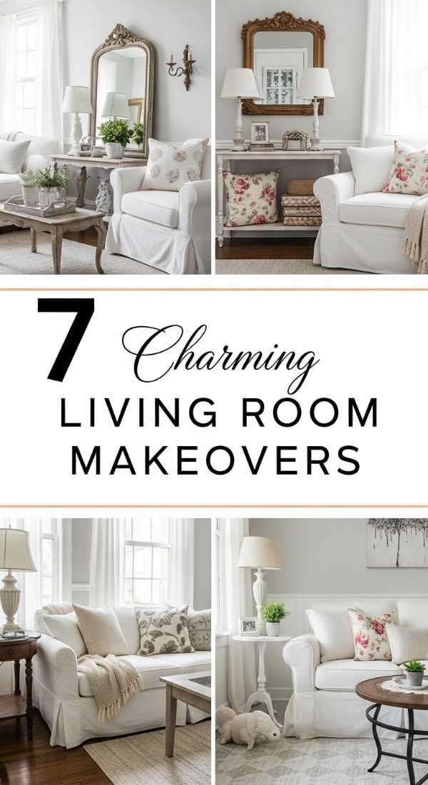 7 Shabby Chic Living Room Makeovers You'll Adore