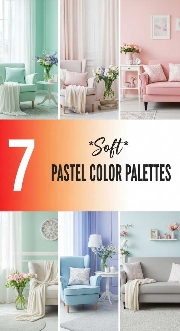 7 *Soft* Pastel Color Palettes for a Dreamy Spring Home