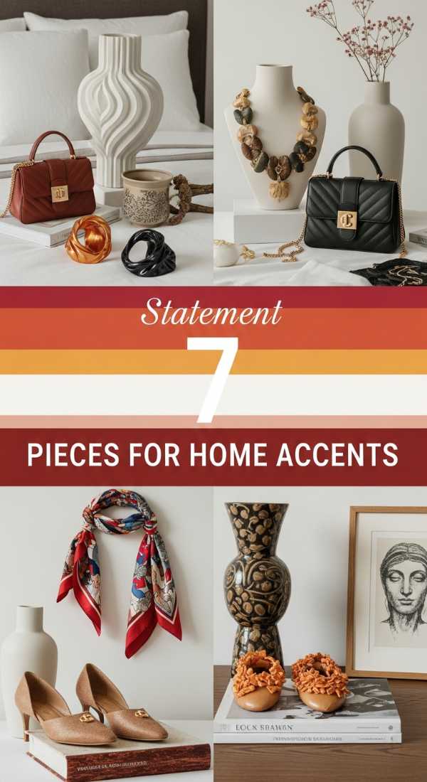 7 Statement Pieces: Fashion Accessories as Home Accents