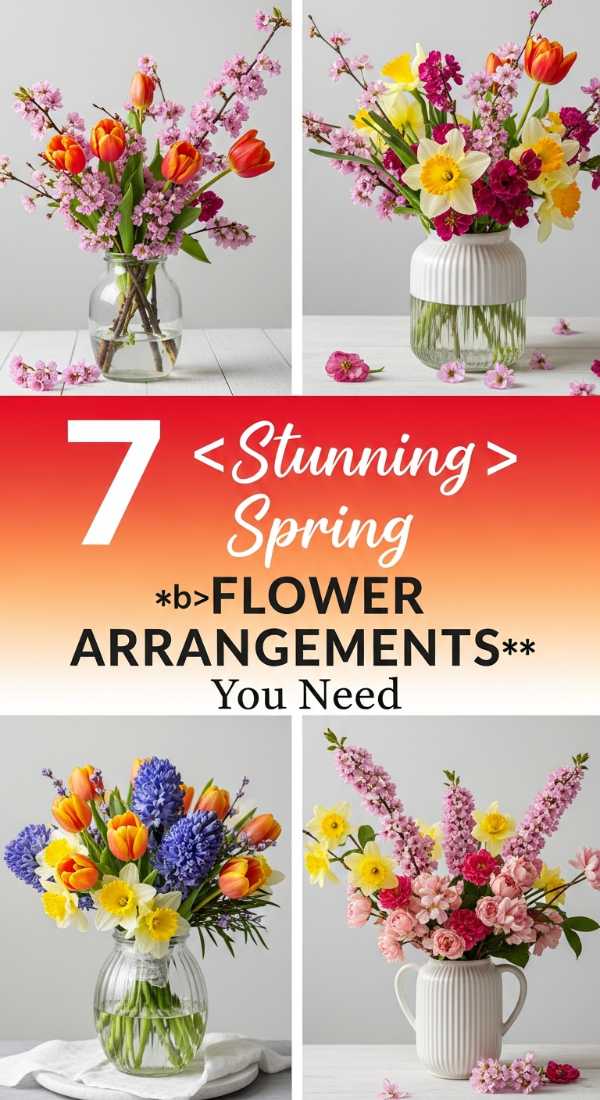 7 <script>Stunning</script> Spring <b>FLOWER ARRANGEMENTS</b> You Need