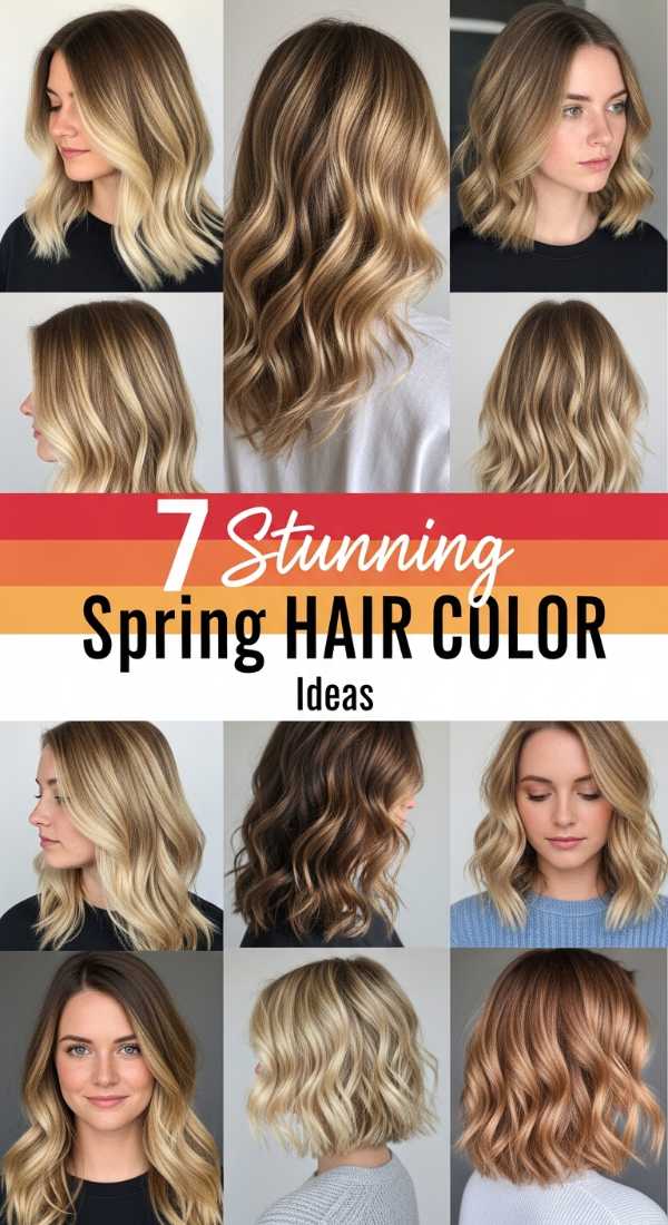 7 Stunning Spring Hair Color Ideas