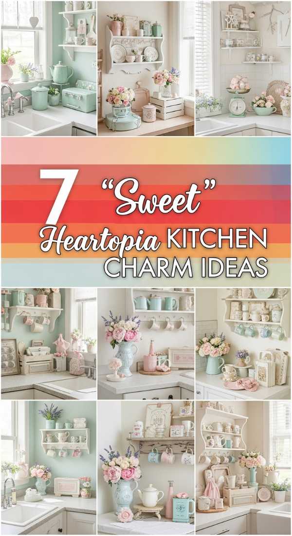 7 "Sweet" Heartopia KITCHEN CHARM IDEAS