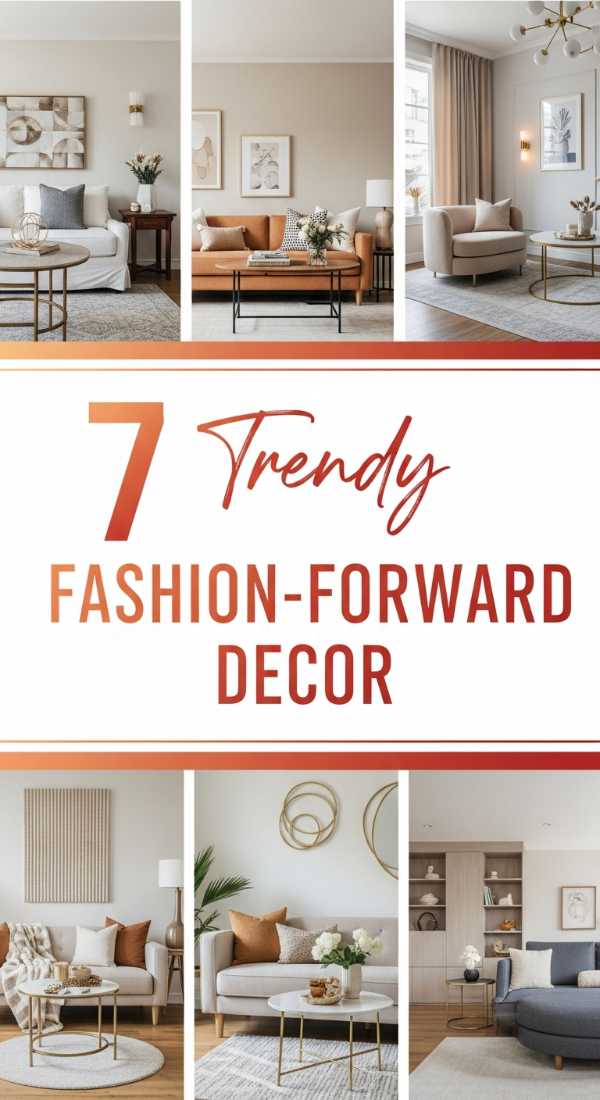 7 Trendy Fashion-Forward Decor Ideas for Your Home