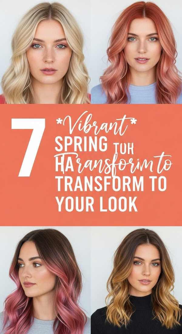 7 *Vibrant* Spring Hair Colors to Transform Your Look