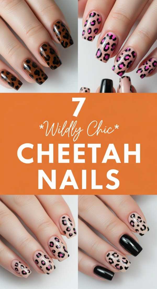 7 *Wildly Chic* Cheetah Print Nail Ideas
