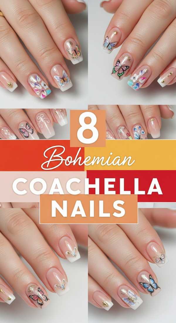 8 Bohemian Coachella Nails