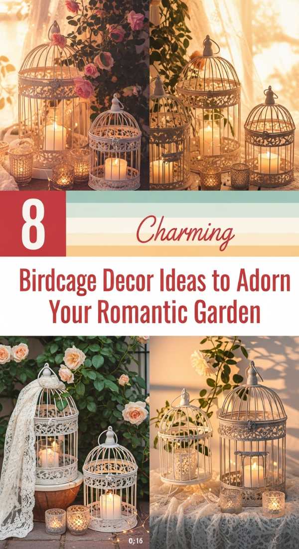 8 Charming Birdcage Decor Ideas to Adorn Your Romantic Garden