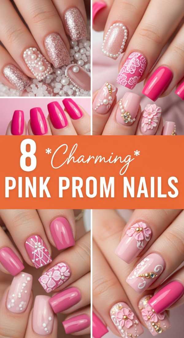 8 *Charming* Pink Prom Nails to Steal the Spotlight
